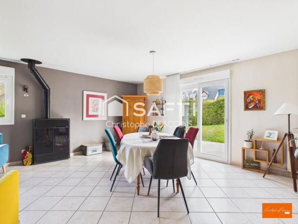 Superbe maison familiale rénovée  136 m²  Terrain 606 m²  Mayenne  SANS TRAVAUX