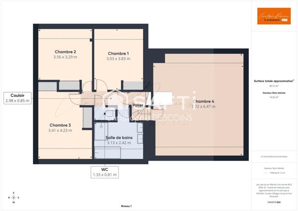 Superbe maison familiale rénovée  136 m²  Terrain 606 m²  Mayenne  SANS TRAVAUX