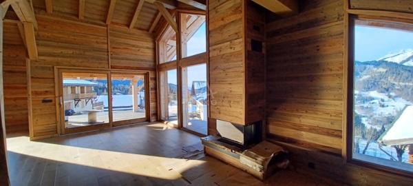 Chalet de standing avec vue panoramique, 4 chambres, à deux pas des pistes  Crest-Voland (73590)
