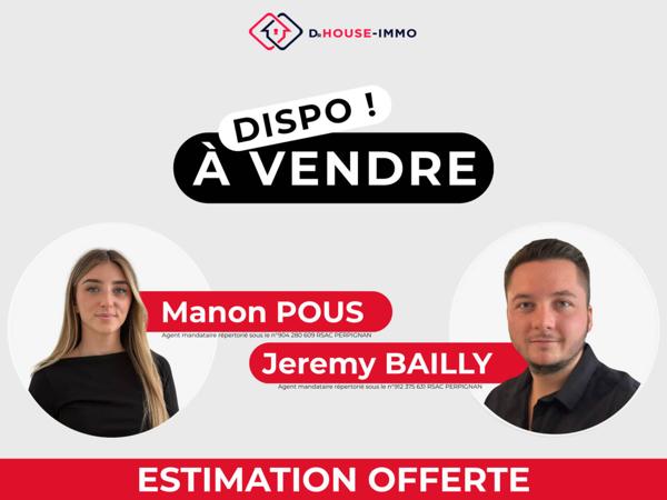 Maison à vendre 5 pièces de 96 m²