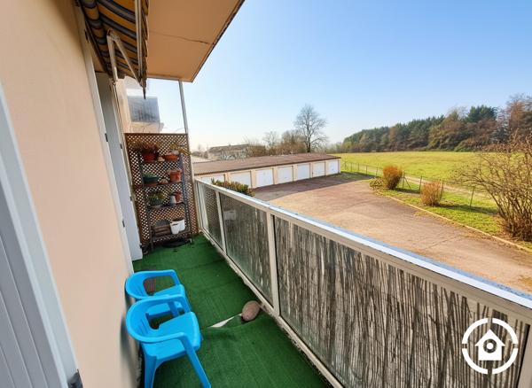 Appartement T3 - 1er étage -  avec locataires - 2 Chambres - balcon - garage