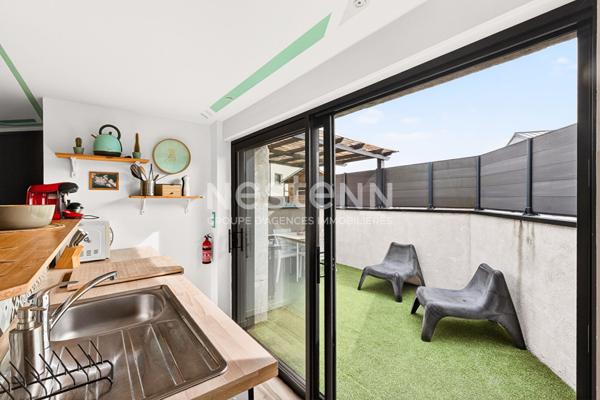 Maison en pierre à vendre Bourg de LANGUEUX - Maison en pierre avec une chambre entièrement rénovée dans le bourg de Langueux