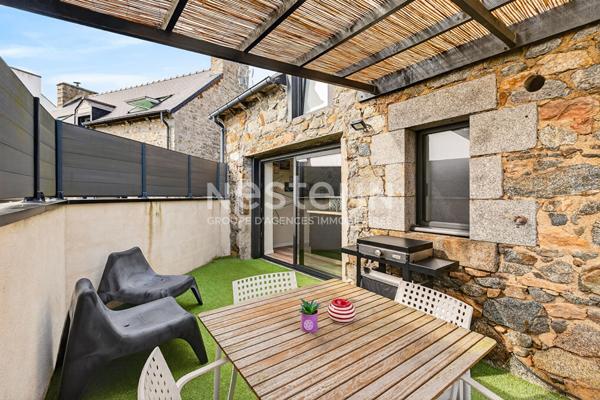 Maison en pierre à vendre Bourg de LANGUEUX - Maison en pierre avec une chambre entièrement rénovée dans le bourg de Langueux