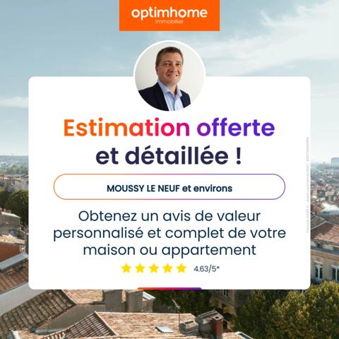 Appartement à vendre 3 pièces LONGPERRIER – 2 places de parking (77)