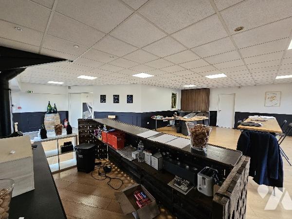 Local commercial 145m², terrain 520m² à Dormans, idéal pour activité champenoise.