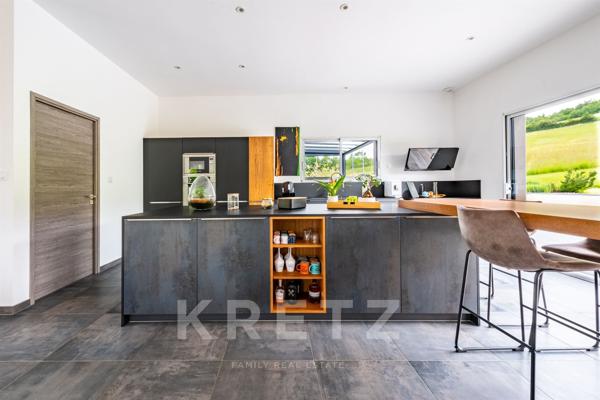 Maison d'architecte contemporaine-169 m2-Piscine-Vue sur les vignes- Aux portes de Tournus