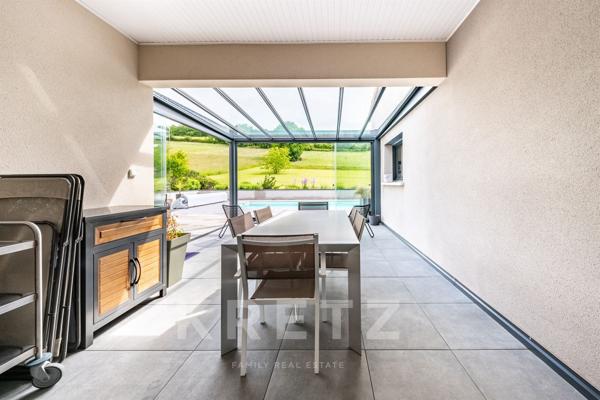 Maison d'architecte contemporaine-169 m2-Piscine-Vue sur les vignes- Aux portes de Tournus