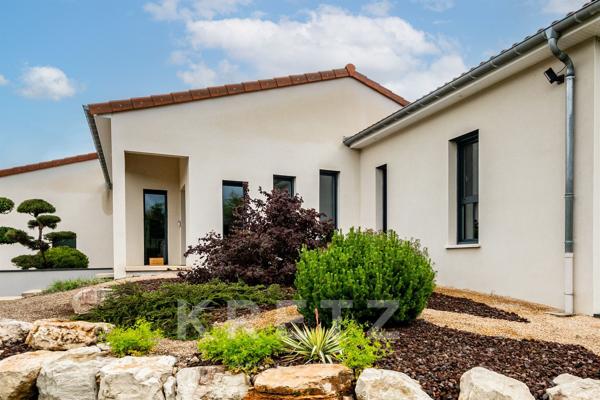 Maison d'architecte contemporaine-169 m2-Piscine-Vue sur les vignes- Aux portes de Tournus