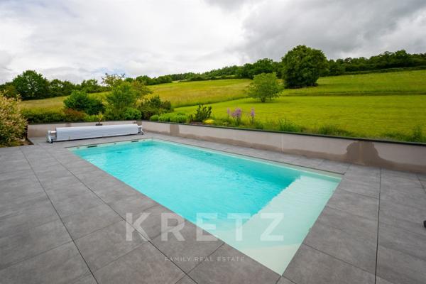 Maison d'architecte contemporaine-169 m2-Piscine-Vue sur les vignes- Aux portes de Tournus