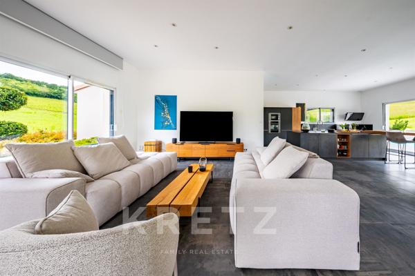 Maison d'architecte contemporaine-169 m2-Piscine-Vue sur les vignes- Aux portes de Tournus