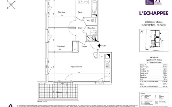 Appartement à louer