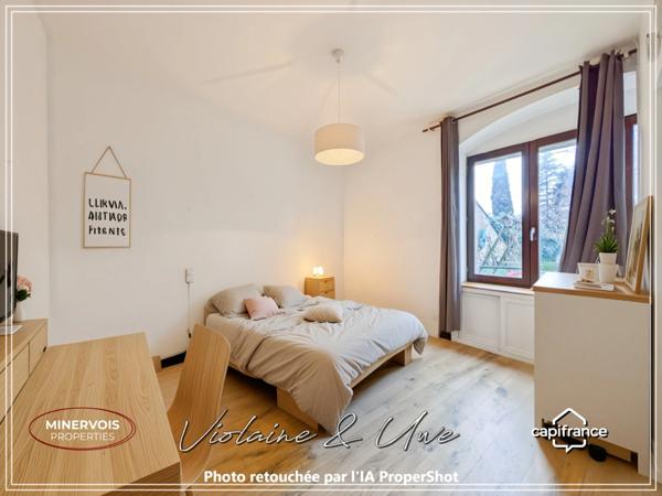 Maison bourgeoise 259 m² – 5 chambres – jardin 315 m² – garage – Azille Minervois