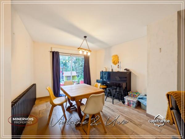 Maison bourgeoise 259 m² – 5 chambres – jardin 315 m² – garage – Azille Minervois