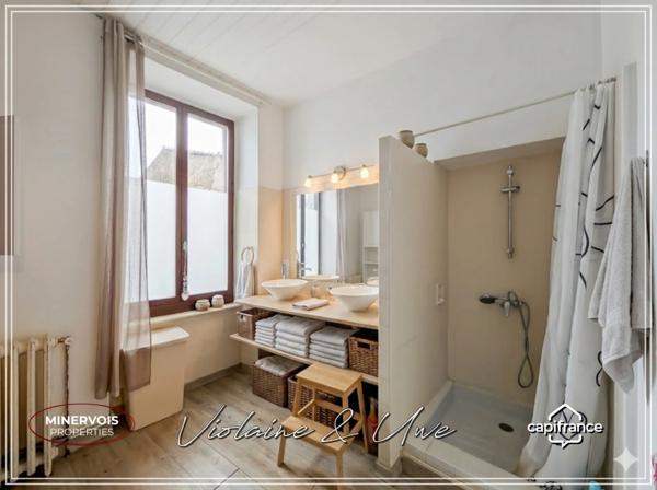 Maison bourgeoise 259 m² – 5 chambres – jardin 315 m² – garage – Azille Minervois