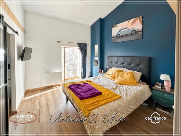 Maison bourgeoise 259 m² – 5 chambres – jardin 315 m² – garage – Azille Minervois