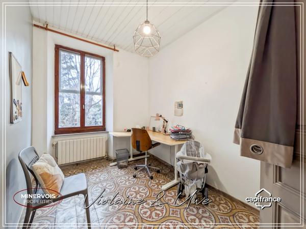 Maison bourgeoise 259 m² – 5 chambres – jardin 315 m² – garage – Azille Minervois