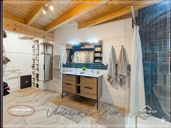 Maison bourgeoise 259 m² – 5 chambres – jardin 315 m² – garage – Azille Minervois