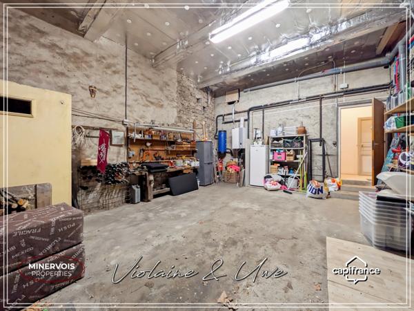 Maison bourgeoise 259 m² – 5 chambres – jardin 315 m² – garage – Azille Minervois