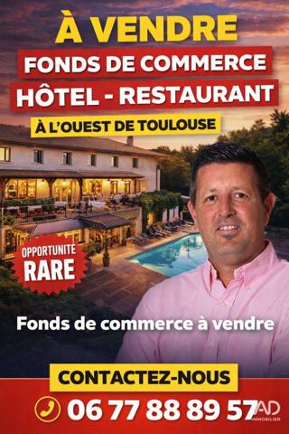 Hôtel-restaurant à vendre 1 400 m² Colomiers