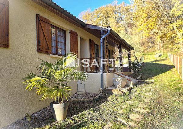 Maison t4 de plein pied avec grand terrain et piscine