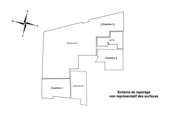 Appartement d’angle multi-exposé proche du Marché de l’Olive