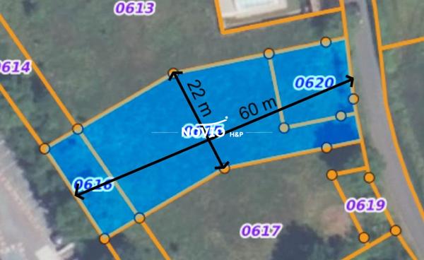 Terrain à bâtir 1323 m²