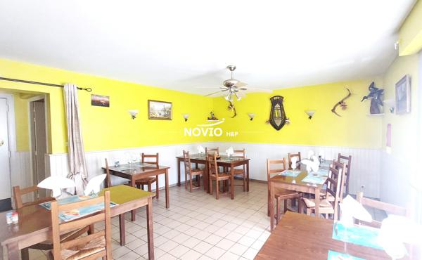 Murs et fonds d'un Bar Restaurant au coeur de la Brenne