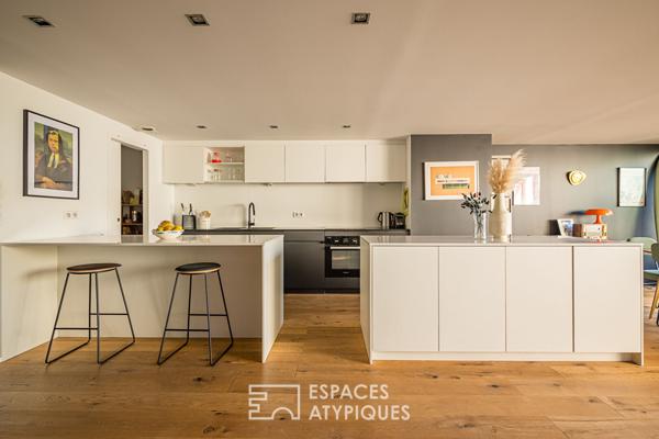 Appartement duplex avec terrasse garage aux Chartrons