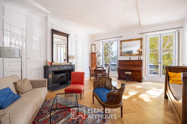 Appartement avec vue Rhône au coeur d’Ainay