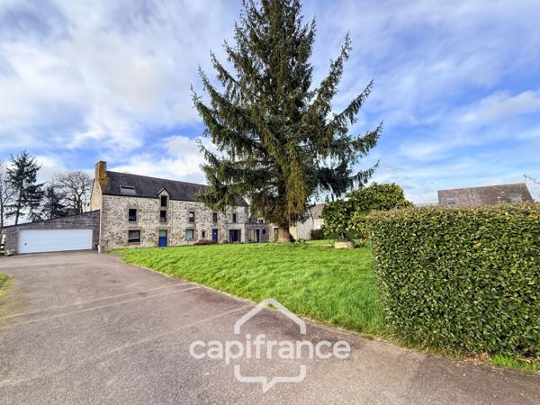 Maison en pierre rénovée – 300 m² habitables – 10 pièces – Terrain 2 800 m² – Réguiny – Garage – Vie de plain-pied