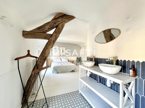 Maison rénovée avec jardin et dépendance