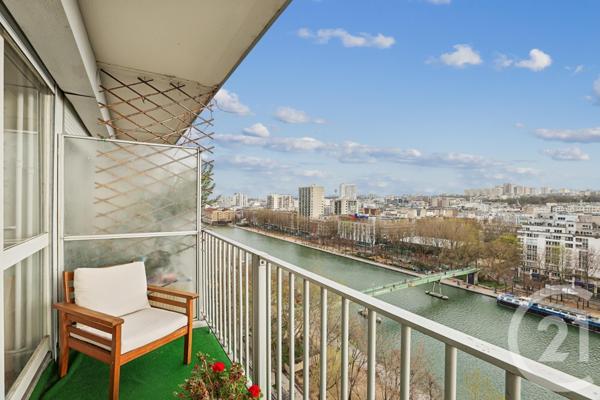 Appartement T2 à vendre  2 pièces - 54 m2 PARIS - 75019