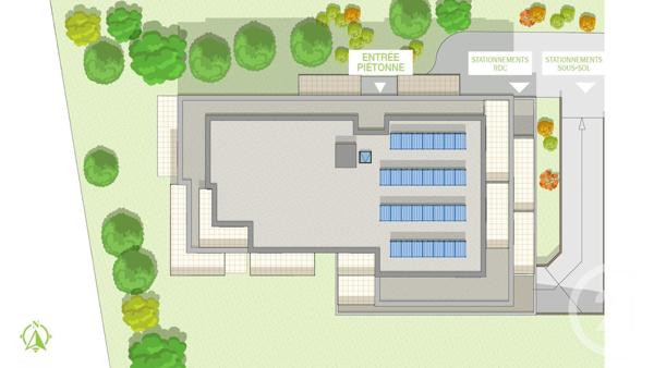 Appartement F4 à vendre  4 pièces - 73,42 m2 LINGOLSHEIM - 67