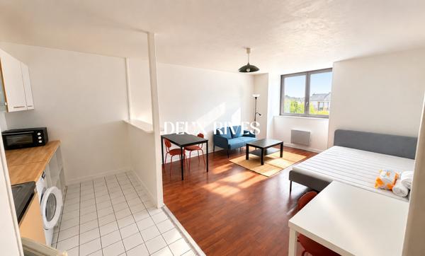 NANTES – SPÉCIAL INVESTISSEUR – STUDIO MEUBLÉ + PARKING – DPE C