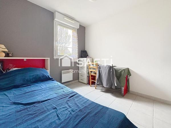 CAZERES - Appartement T3 meublé RDC climatisé, véranda, jardin 150m²