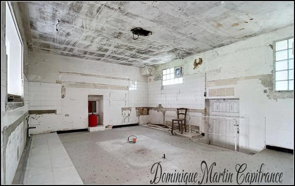 Immeuble à vendre LA CHARTRE SUR LE LOIR (72)-bâtis de 519m²- jardin- écurie- bord de Loir