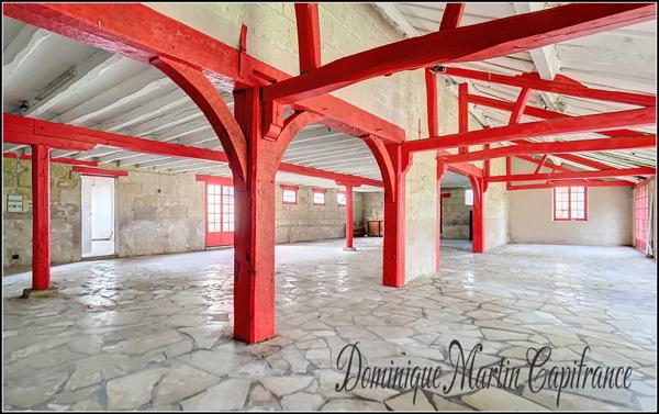 Immeuble à vendre LA CHARTRE SUR LE LOIR (72)-bâtis de 519m²- jardin- écurie- bord de Loir