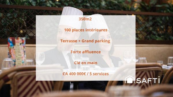 Vente murs et fonds de commerce restaurant 350m2