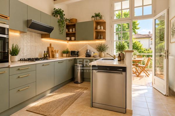 MAISON AVEC PISCINE ET JARDIN -186 M² HABITABLES - TERRASSE  - GARAGE - PARKING - SECTEUR LA POMME / SAINT-PIERRE