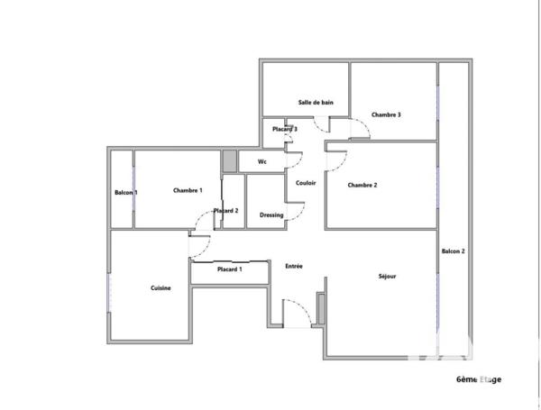 Appartement à vendre 4 pièces 87,54 m² Rosny-sous-Bois
