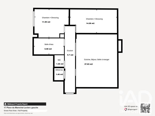 Appartement à vendre 3 pièces 72 m² Lille