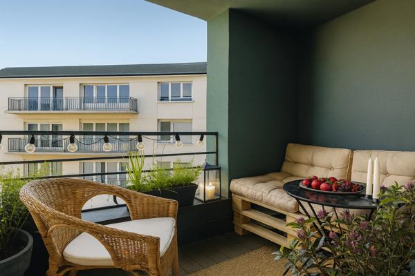 Appartement familial de 6 pièces d’une surface de 118 m² avec loggia et parking en sous-sol