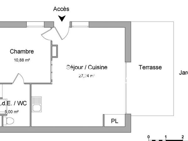 Location Appartement 2 pièces 43.1 m² - 7 BIS AV DES ROMAINS Thonon -Les- Bains 74200