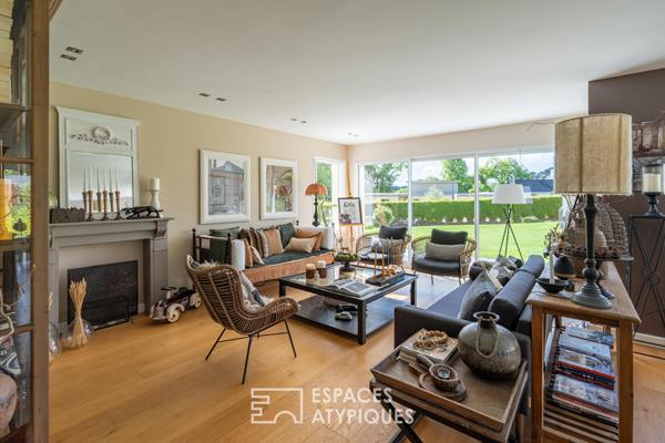 Demeure familiale de plain-pied ouverte sur le jardin