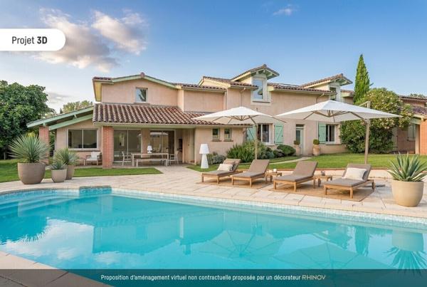 Demeure d'exception de 1850 - 350 m² habitables en bord de Garonne