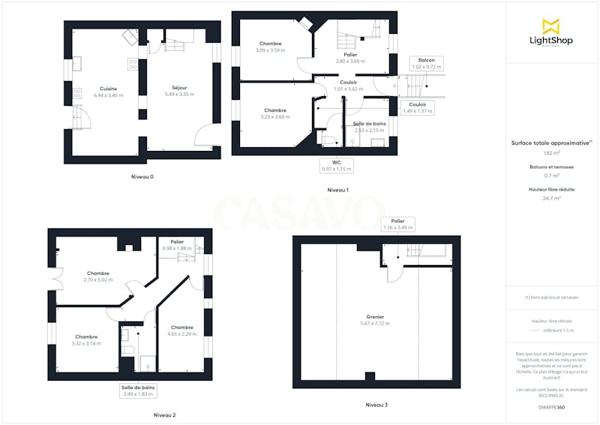 Vente Maison 6 pièces de 152m² - 94200 Ivry-sur-Seine