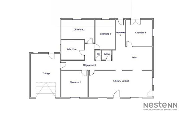 A vendre maison 5 pièces de plain pied de 123 m² avec garage et piscine sur terrain de 560 m² à Castelnau Le Lez
