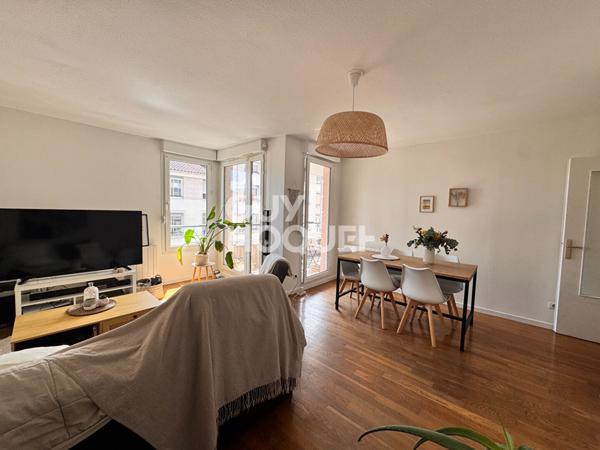 Appartement 3 pièce(s) avec balcon - garage- cave vendu loué