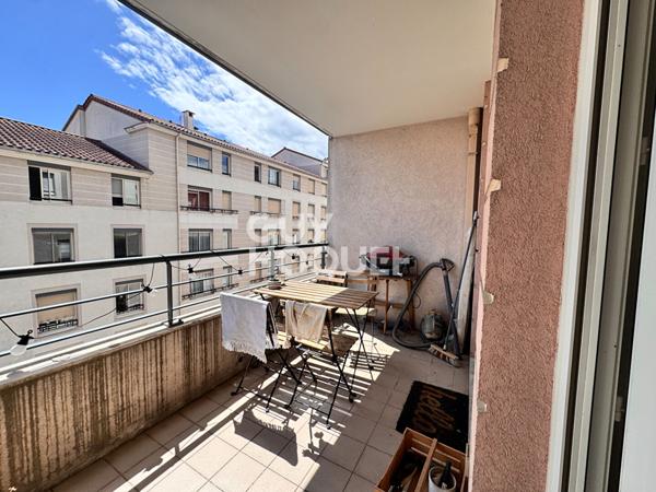 Appartement 3 pièce(s) avec balcon - garage- cave vendu loué
