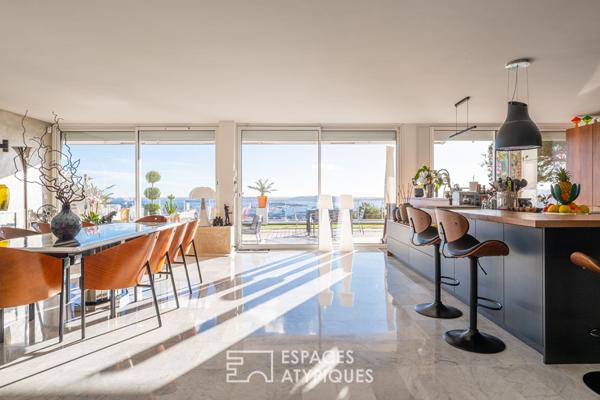 Appartement vue mer panoramique